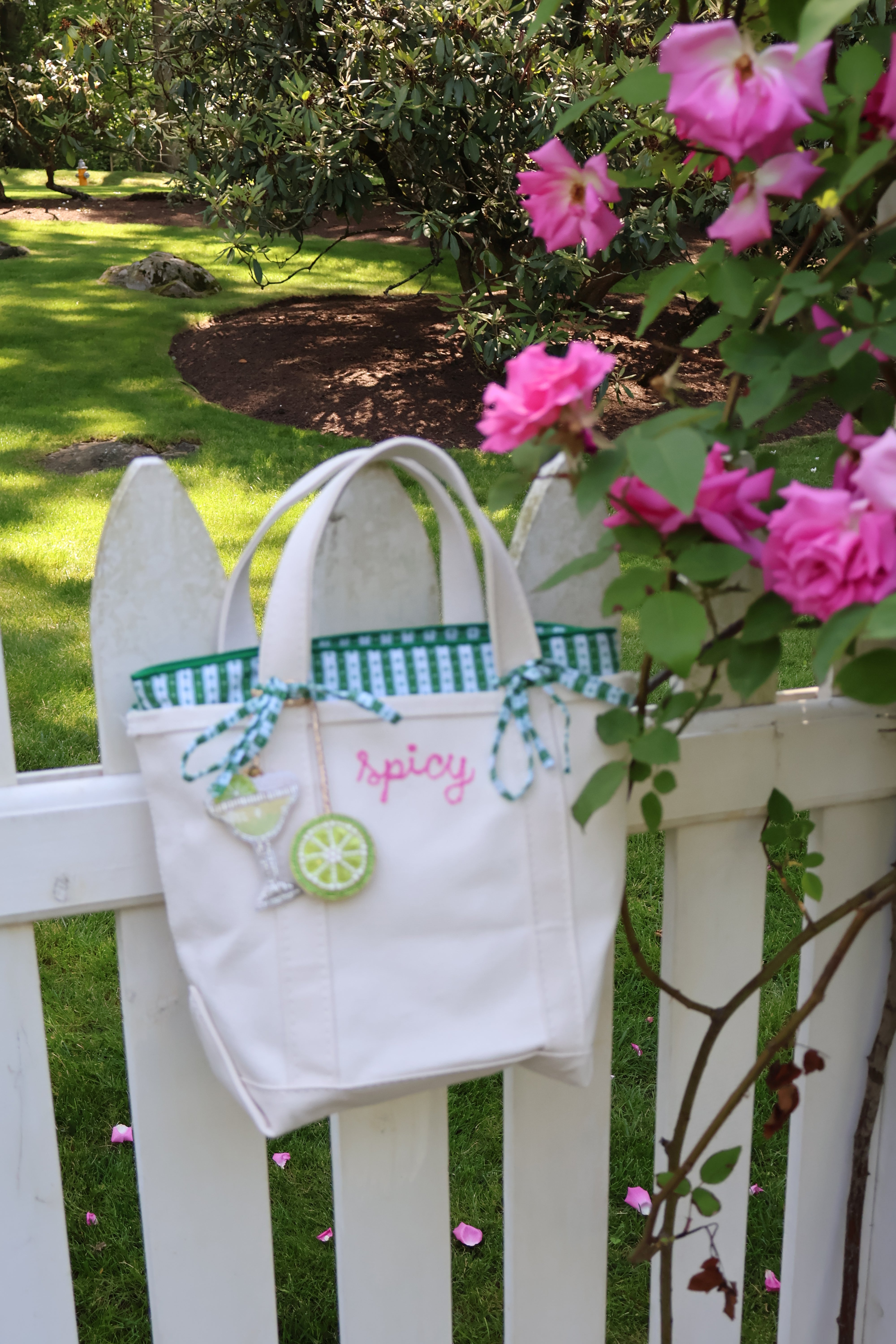 Small Tote Insert in Green