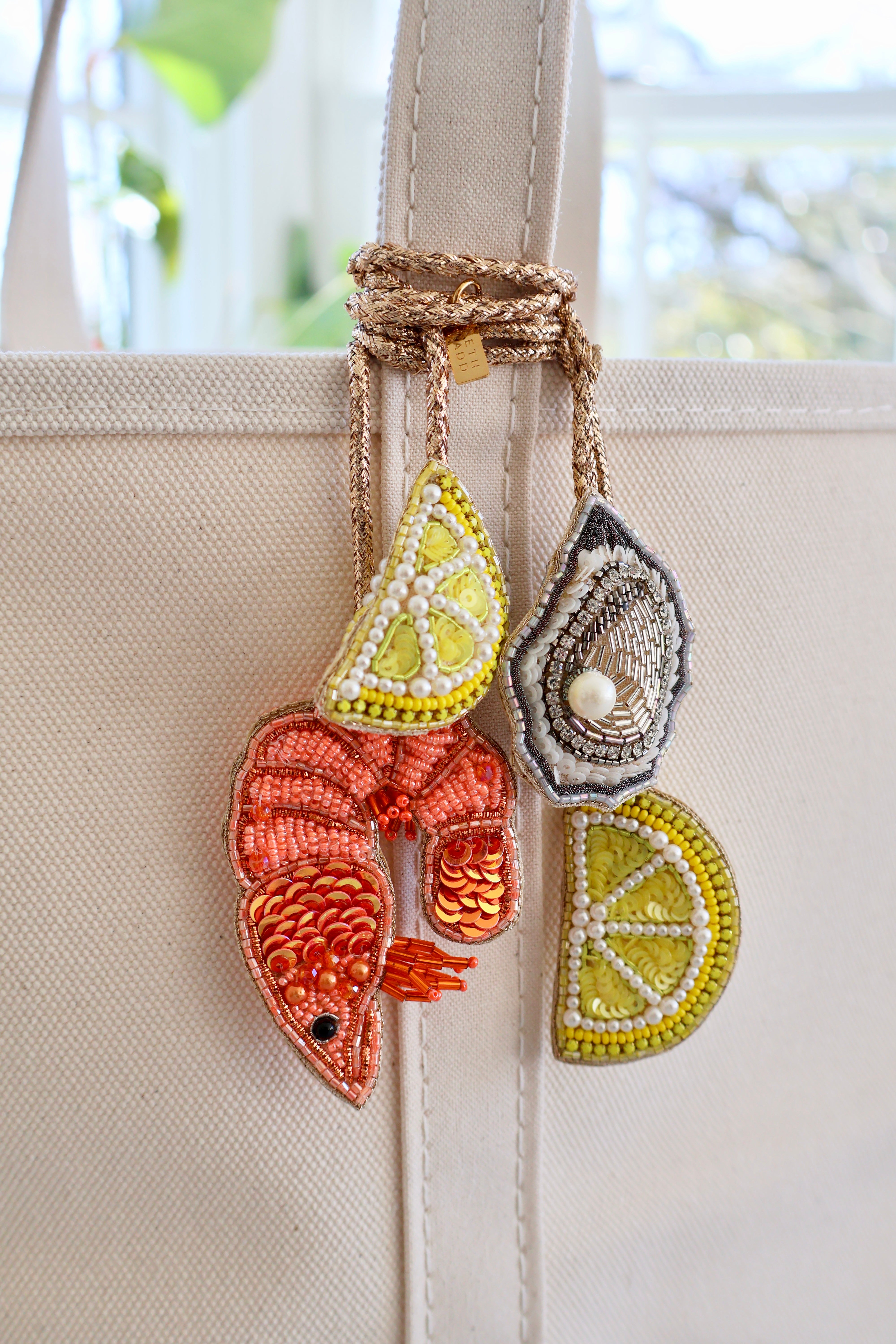 The Shrimp Cocktail Bag Charm