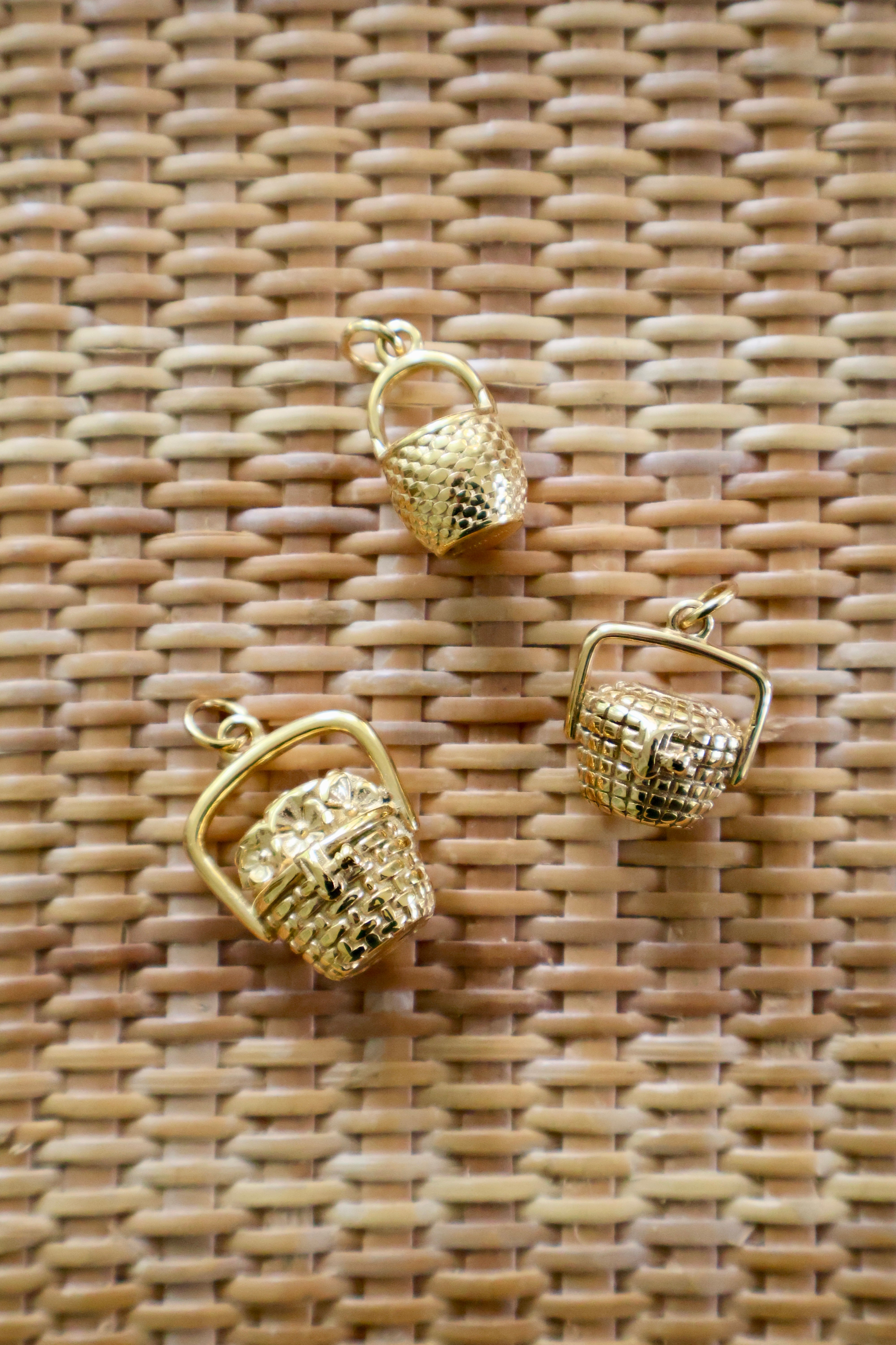 Nantucket Basket Charm + Necklace
