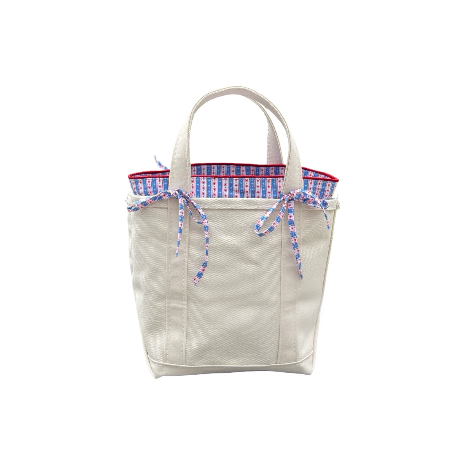 PRE-ORDER: Small Tote Insert in Red, White and Blue