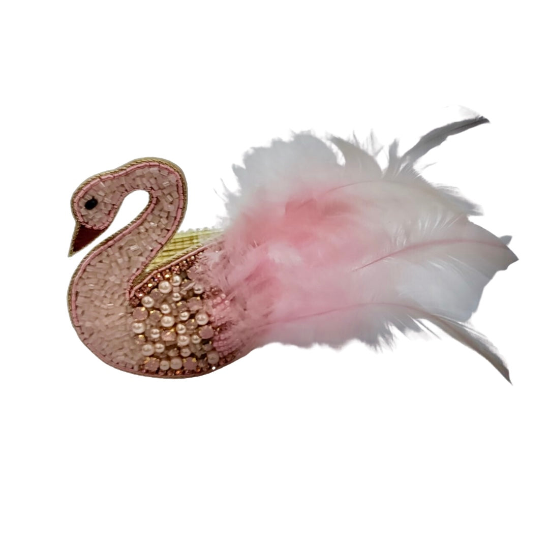 Pink Swan Napkin Ring