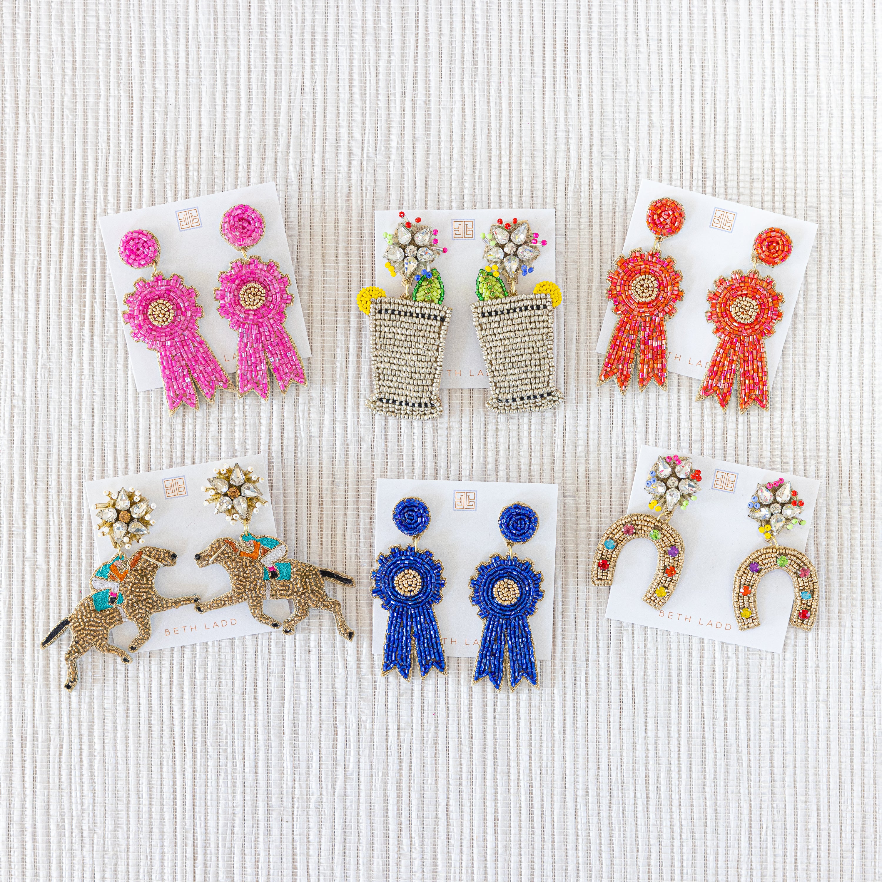Colorful Horseshoe Earrings