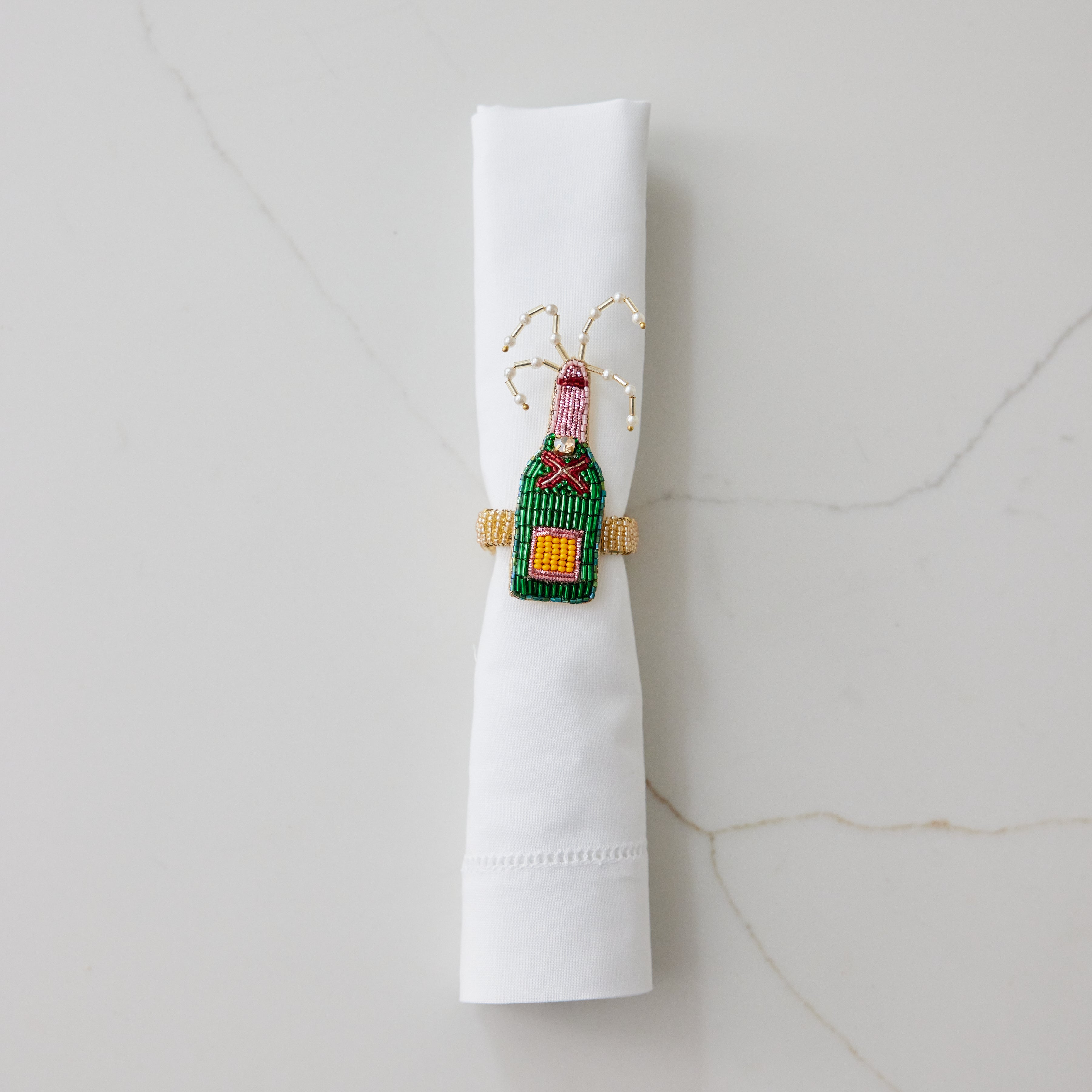 Champagne Napkin Ring