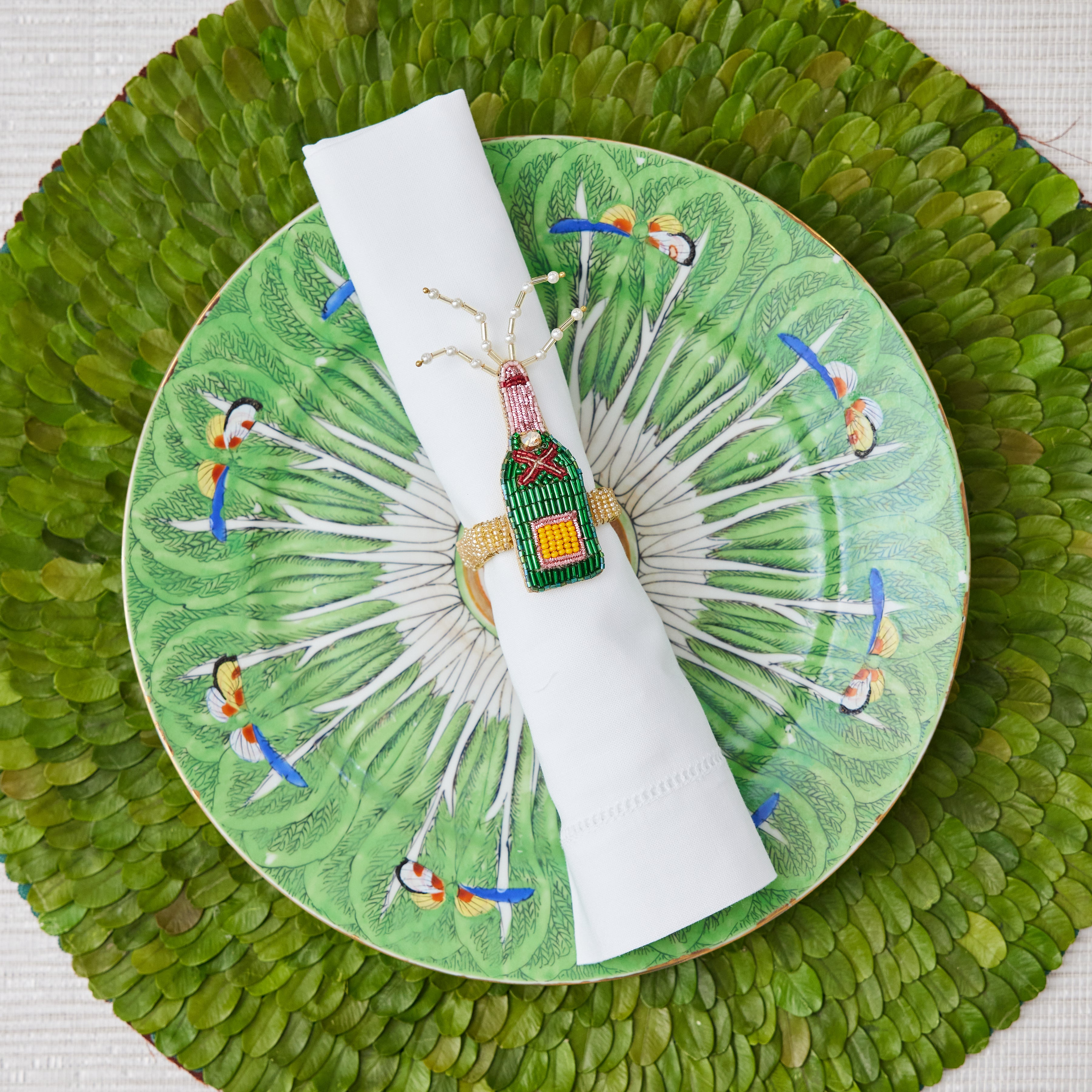 Champagne Napkin Ring