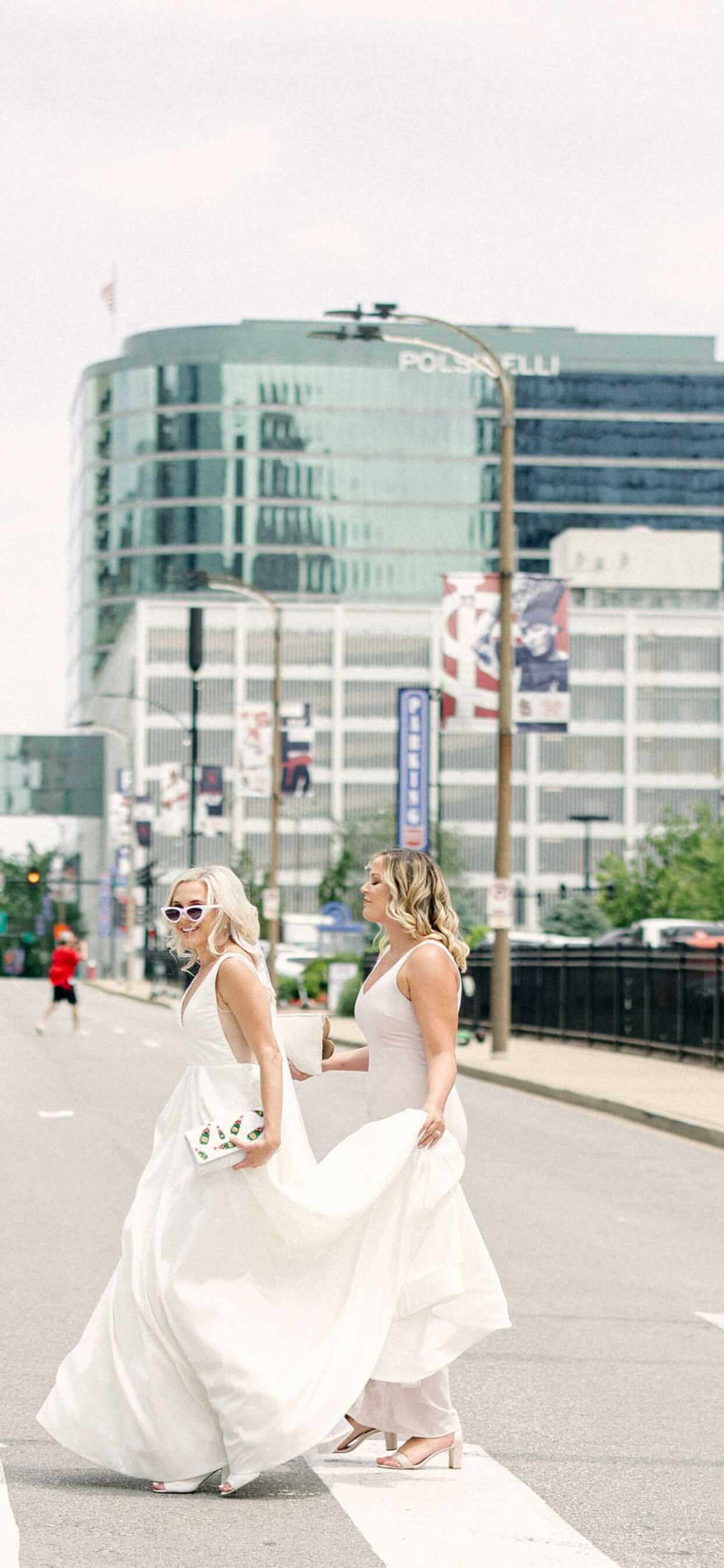 Custom Bridal Champagne Clutch