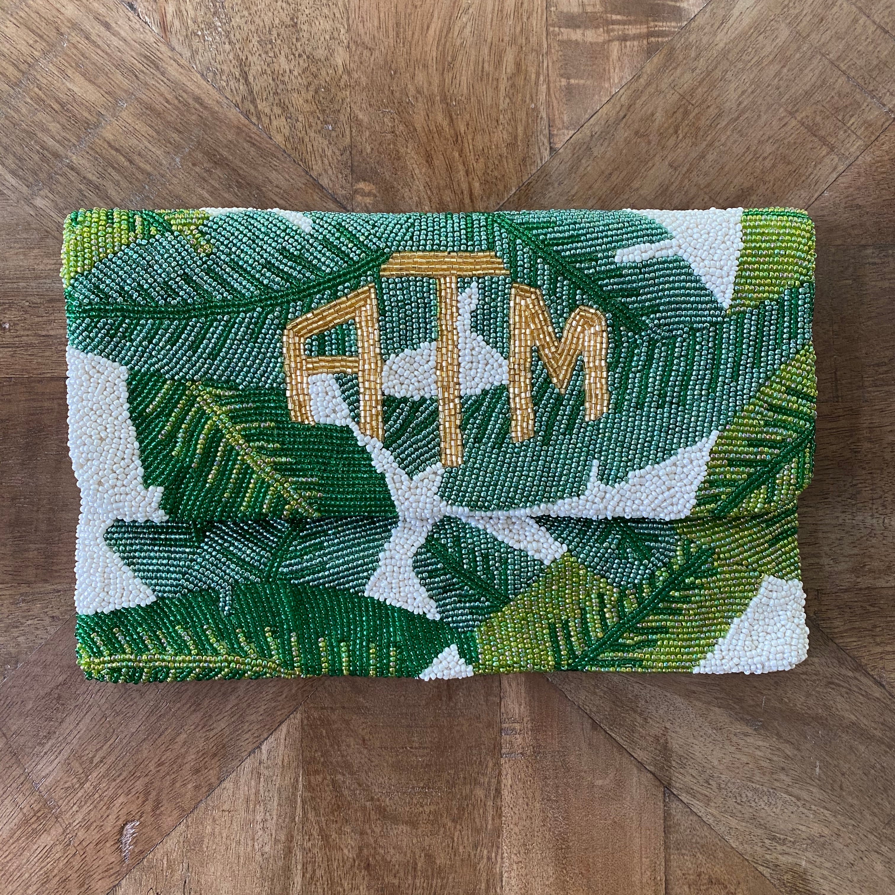 Custom Beaded Clutch - LARGER SIZE