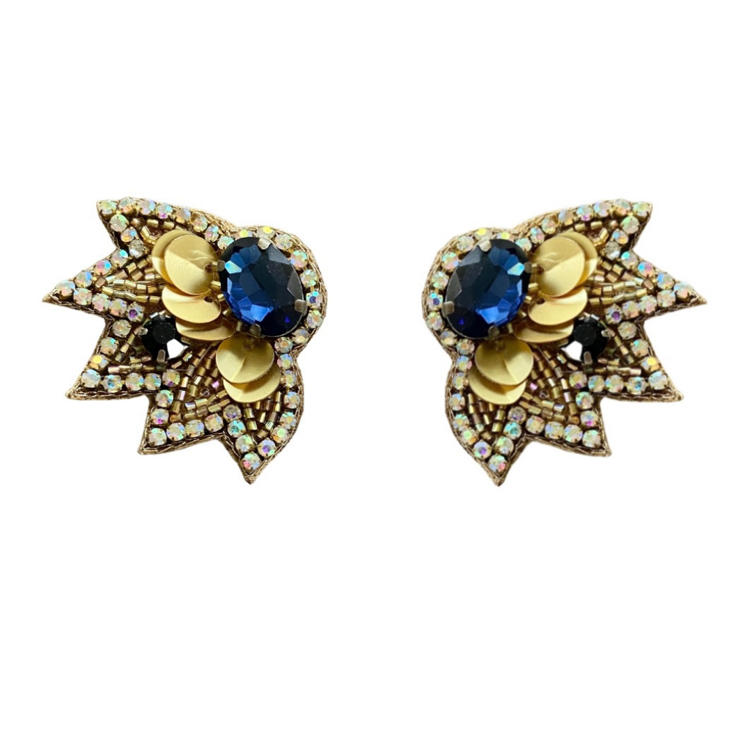 Hollis Earrings in Blue