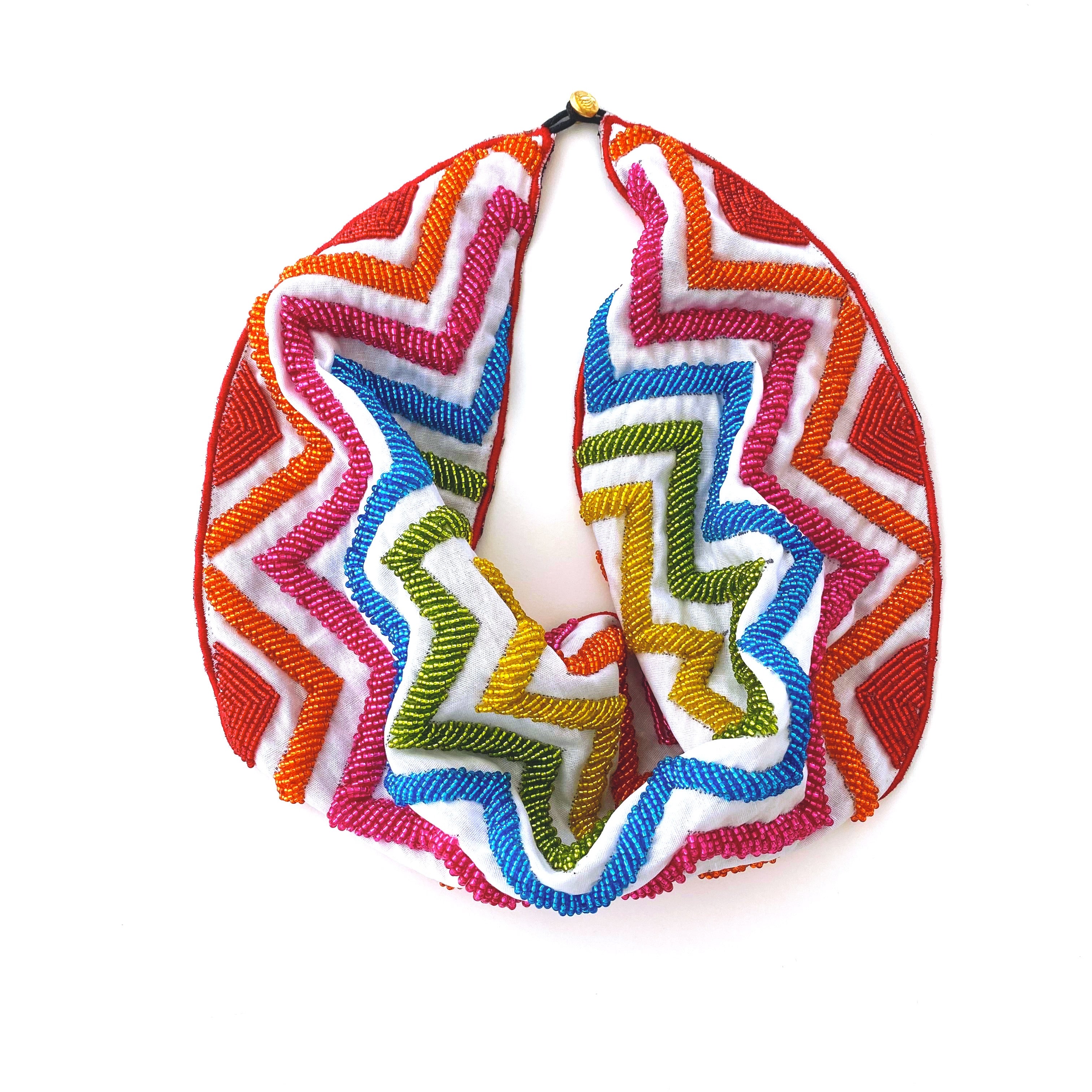 Rainbow Scarf Necklace