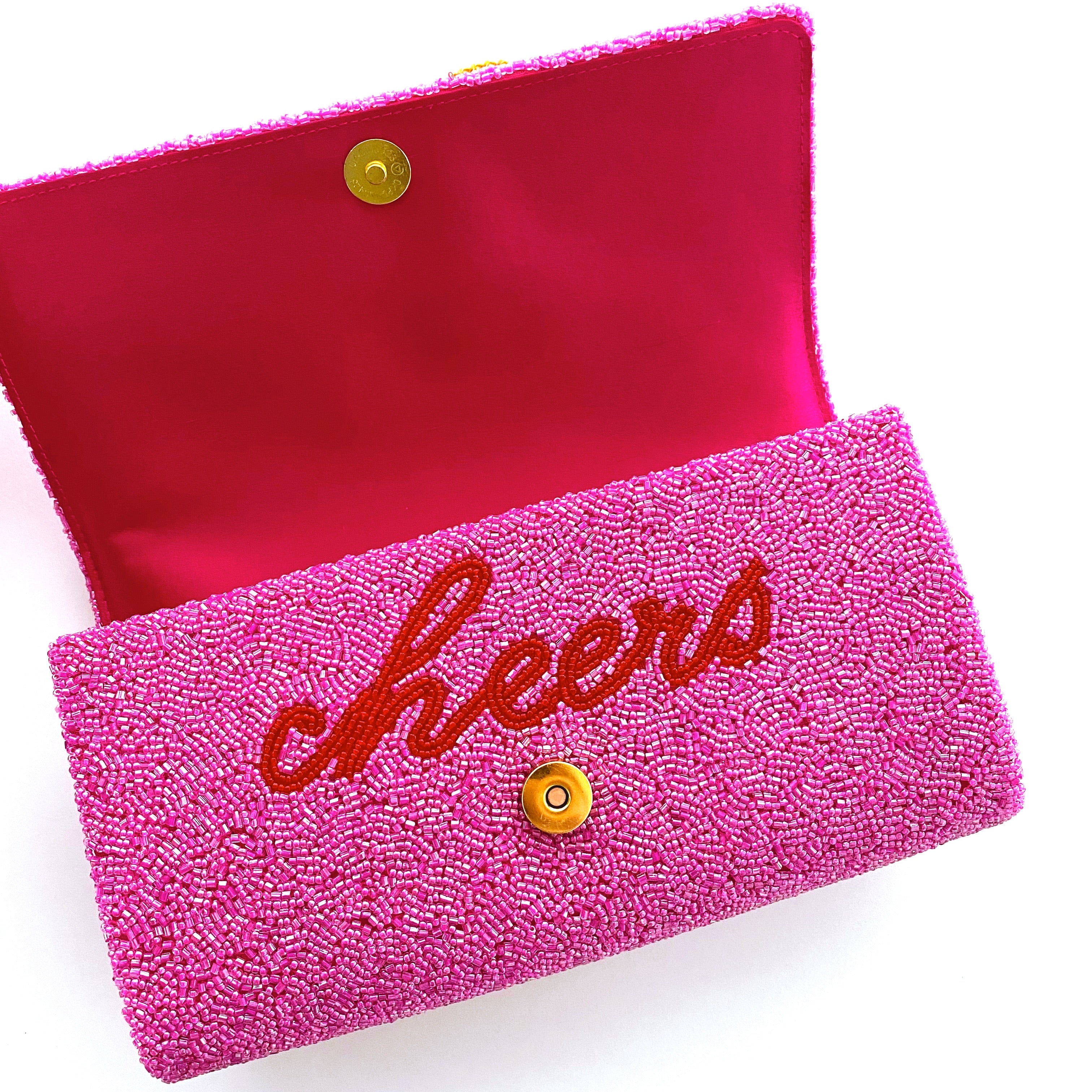 Custom Champagne Clutch - MANY COLORS AVAILABLE
