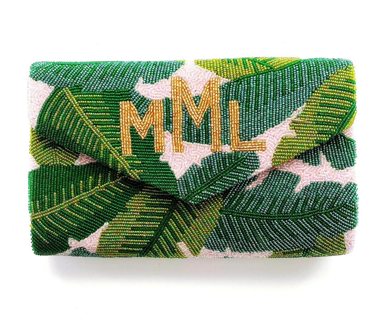 Custom Palm Leaf Clutch - LARGE ENVELOPE STYLE