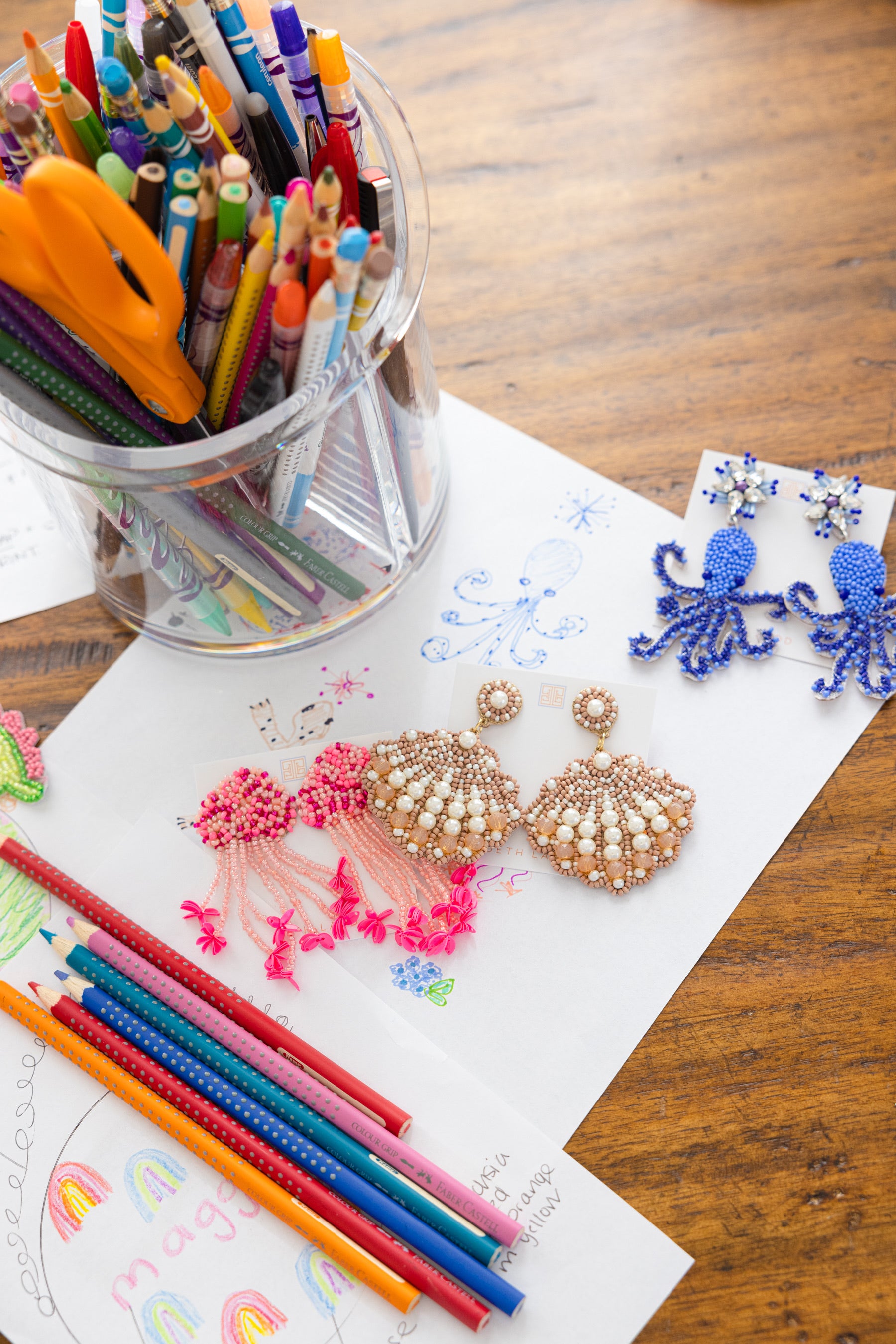 Octopus Earrings
